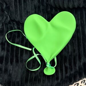 Green Heart-Shaped Balloon